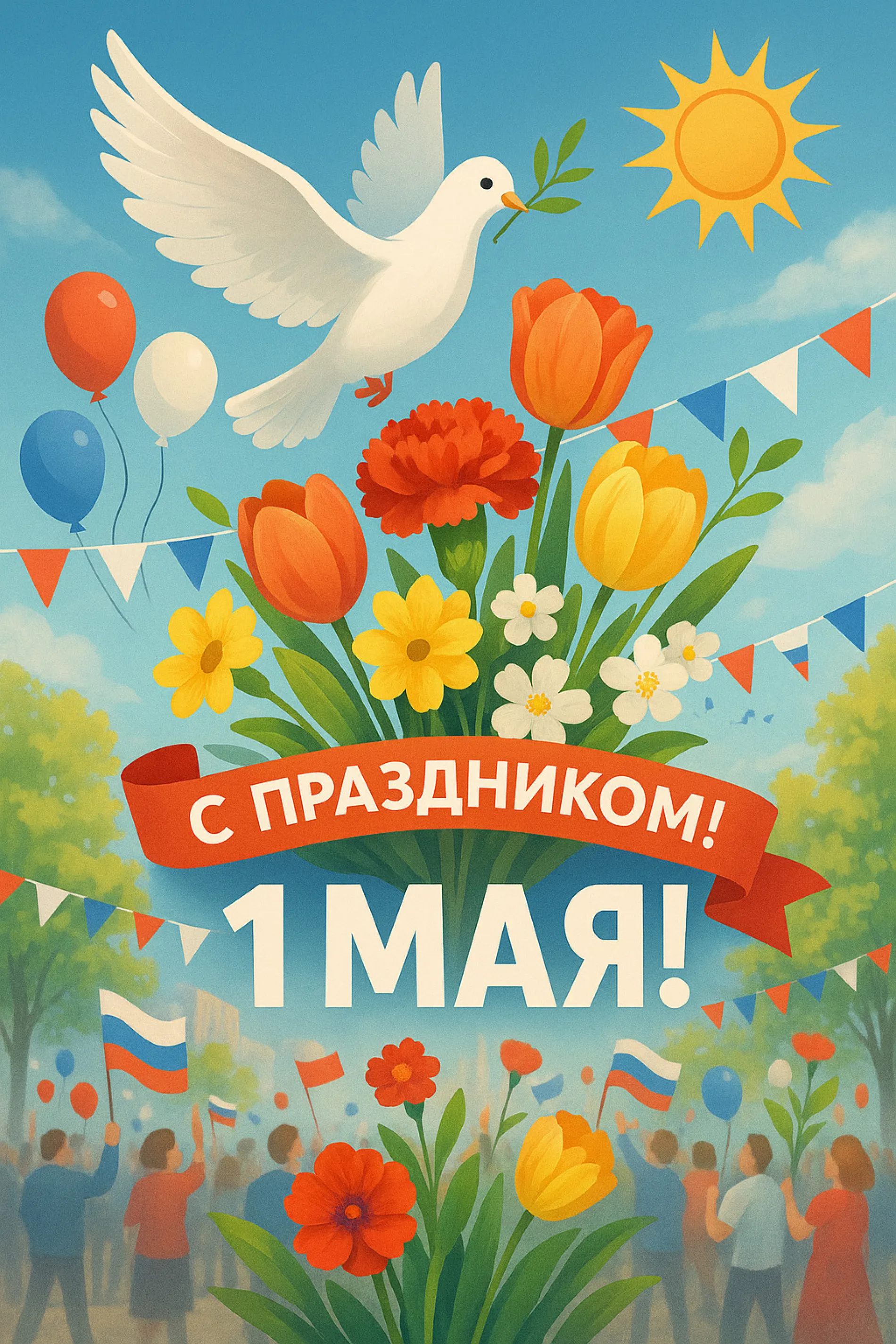 Картинки и открытки. 15+ картинок с 1 Мая: красивые, душевные и трогательные изображение №5