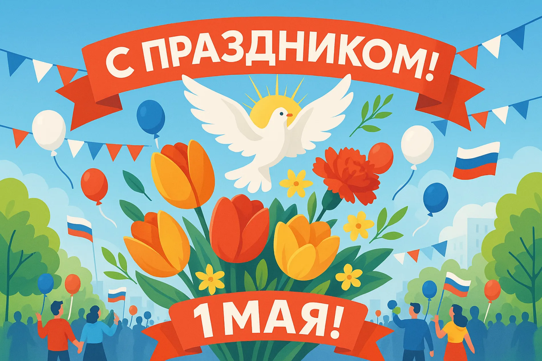 Картинки и открытки. 15+ картинок с 1 Мая: красивые, душевные и трогательные изображение №6