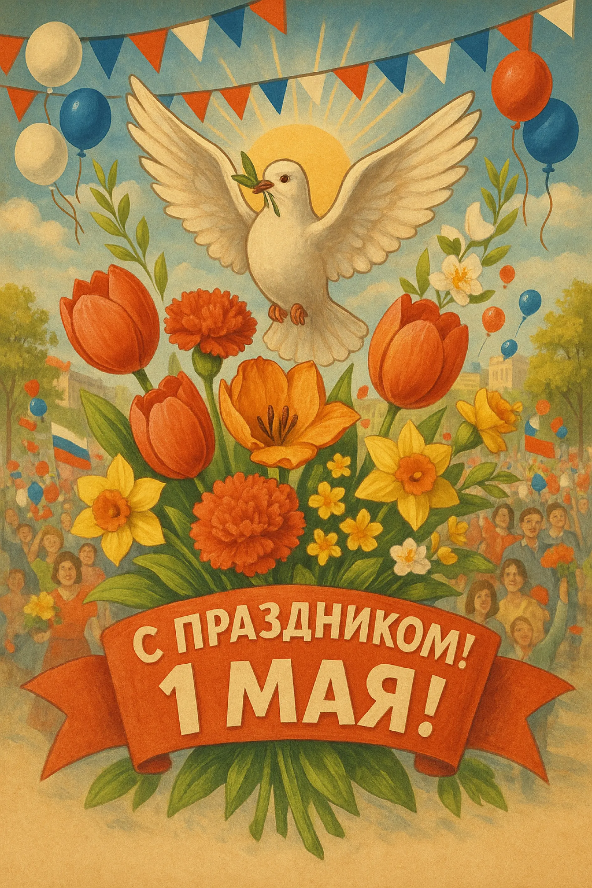 Картинки и открытки. 15+ картинок с 1 Мая: красивые, душевные и трогательные изображение №8