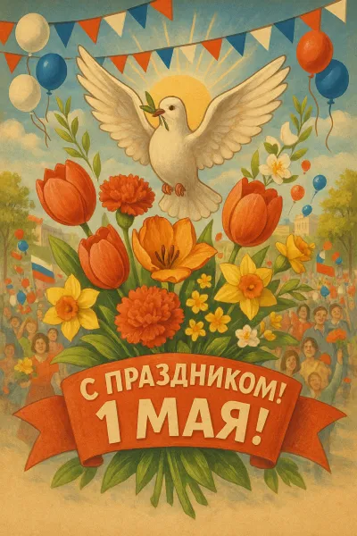 Картинки и открытки. 15+ картинок с 1 Мая: красивые, душевные и трогательные изображение №6
