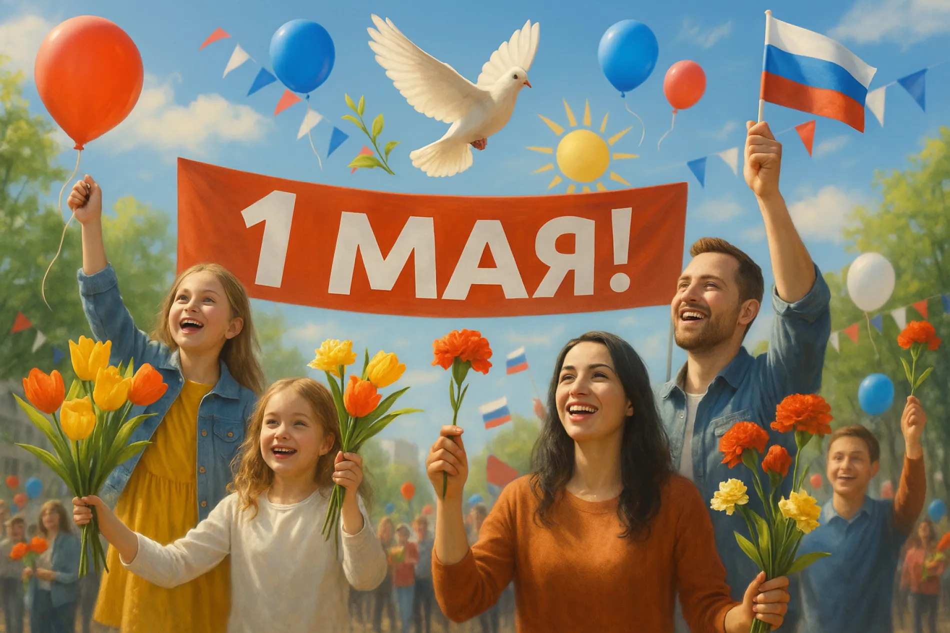 Картинки и открытки. 15+ картинок с 1 Мая: красивые, душевные и трогательные изображение №10
