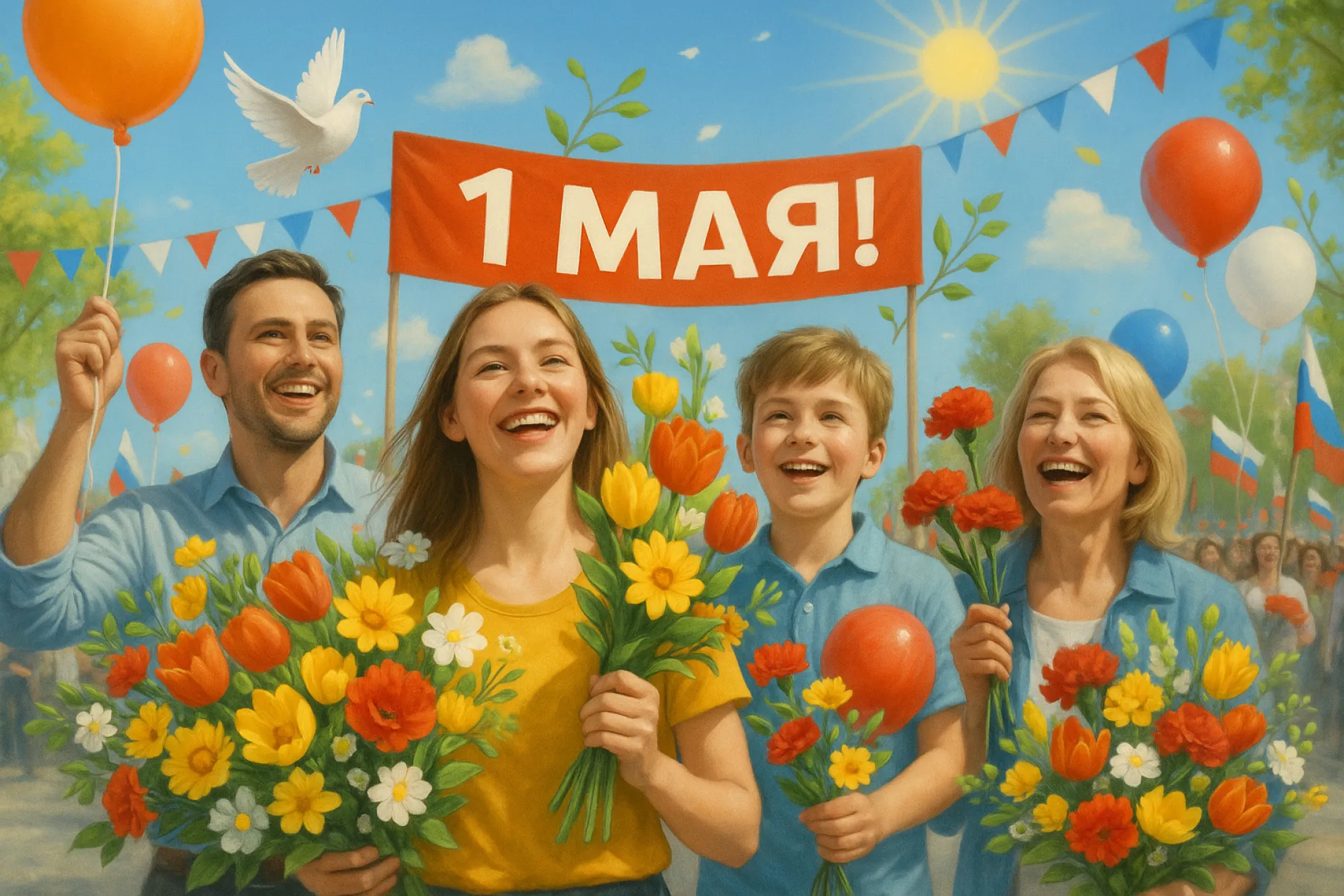 Картинки и открытки. 15+ картинок с 1 Мая: красивые, душевные и трогательные изображение №11