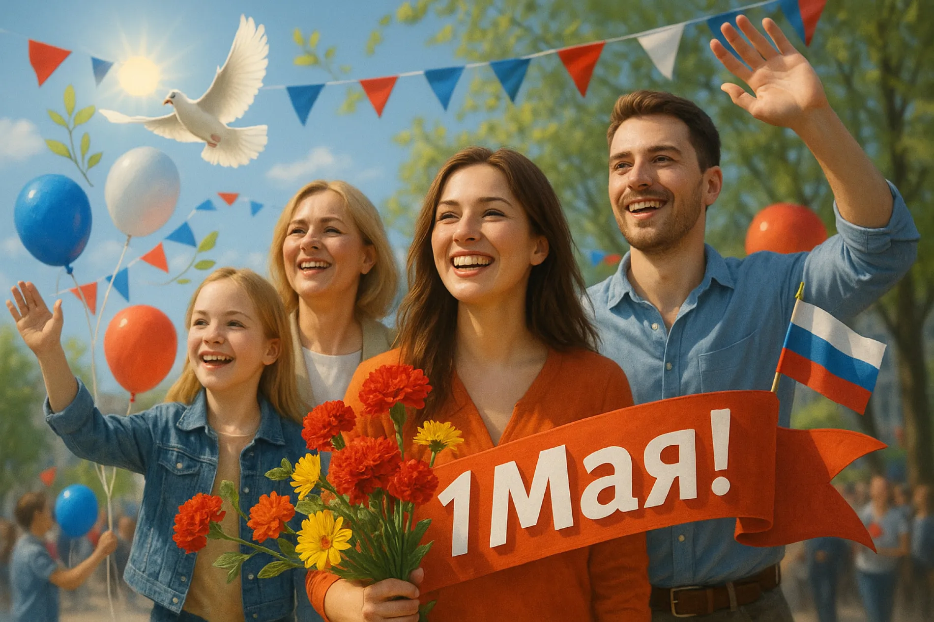 Картинки и открытки. 15+ картинок с 1 Мая: красивые, душевные и трогательные изображение №12