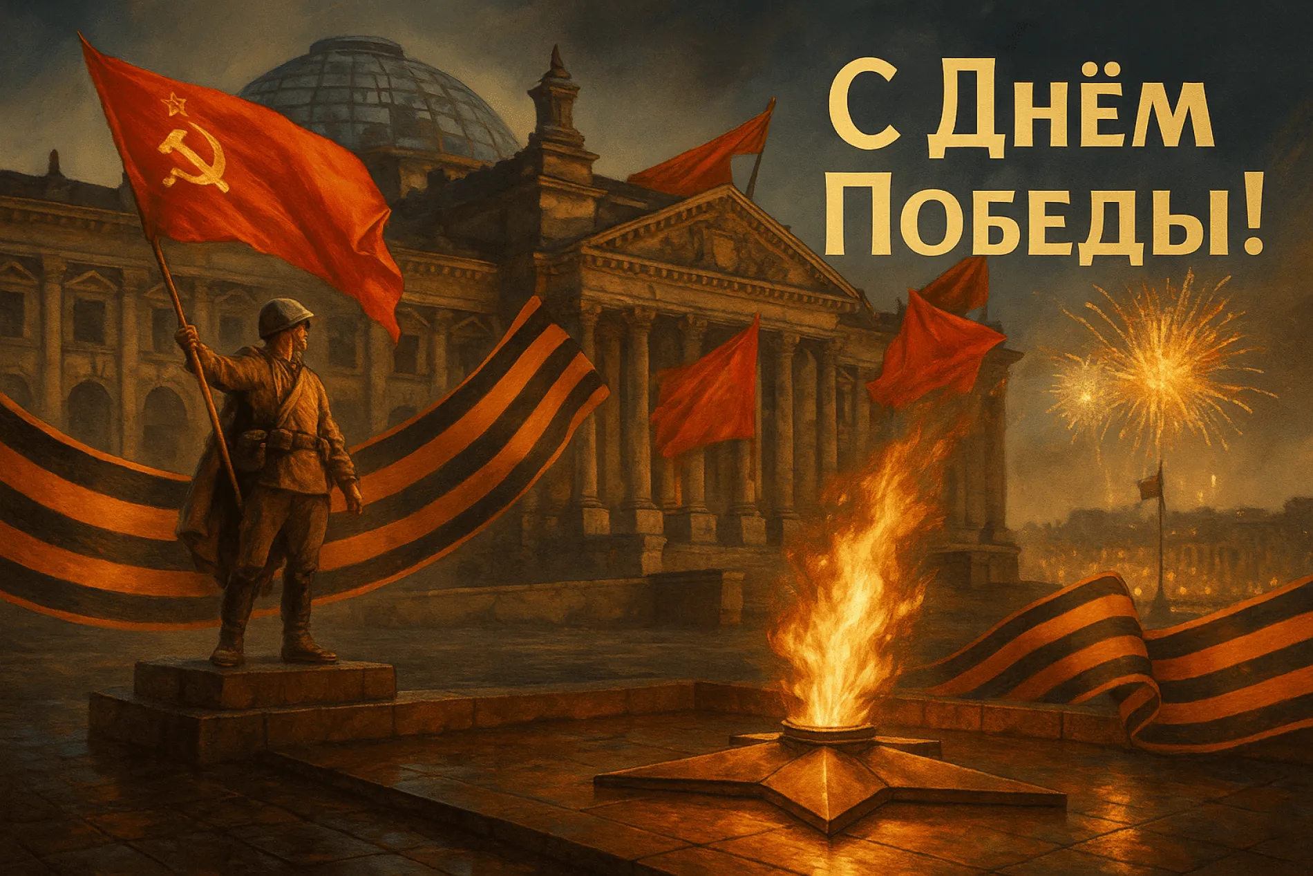 Картинки и открытки. 10+ красивых и оригинальных картинок и открыток к 9 Мая изображение №14