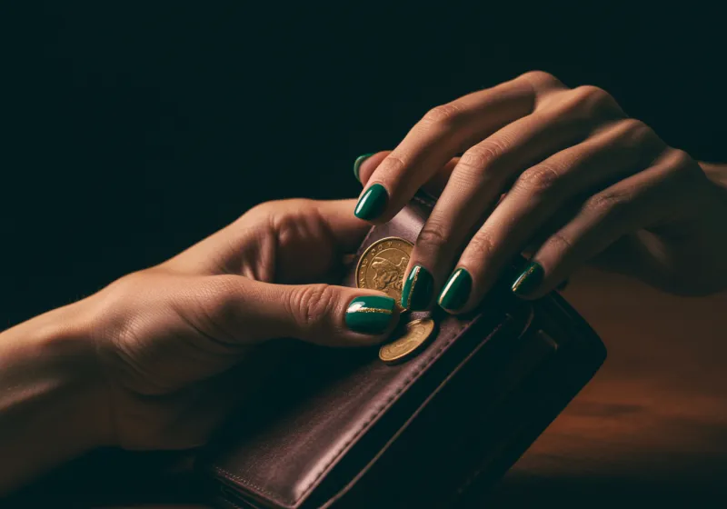 Денежный маникюр на июнь 2025