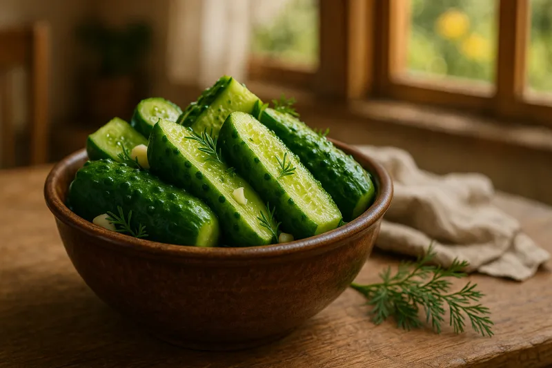 Малосольные огурцы рецепт