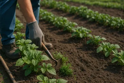 Как избавиться от сорняков на картофельной грядке