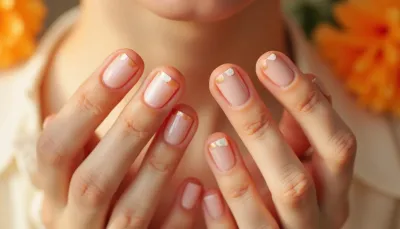 Модный маникюр на короткие ногти