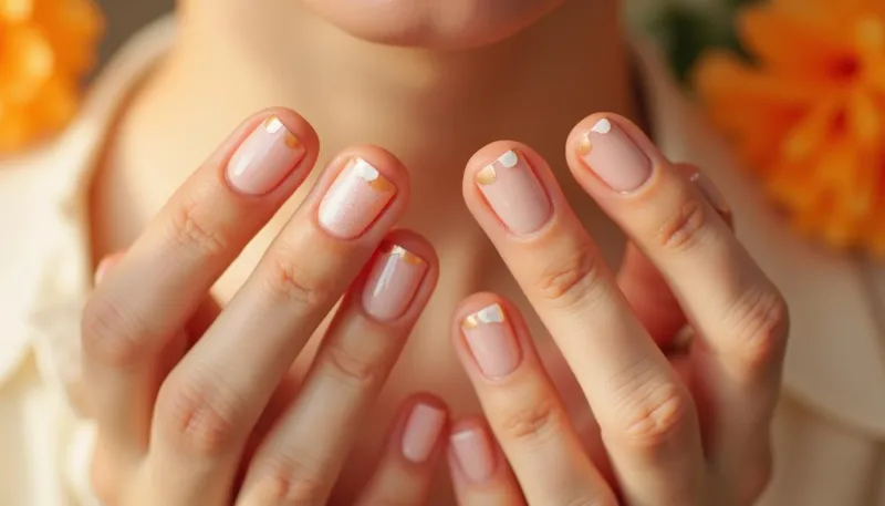 Модный маникюр на короткие ногти