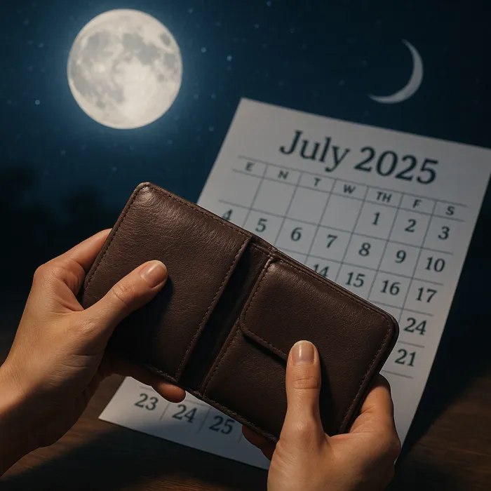 лунный денежный календарь на июль 2025