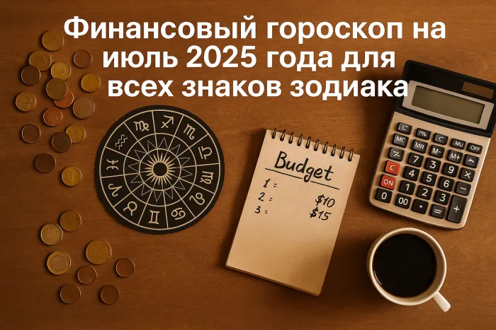 Финансовый гороскоп на июль 2025