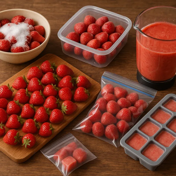 Как заморозить клубнику