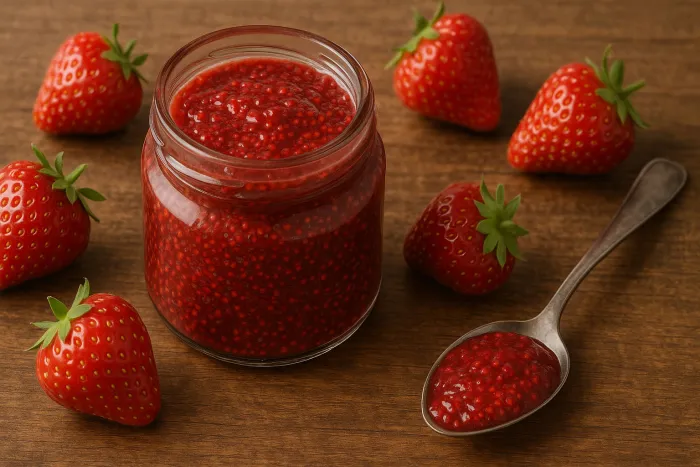 Клубничный джем с чиа