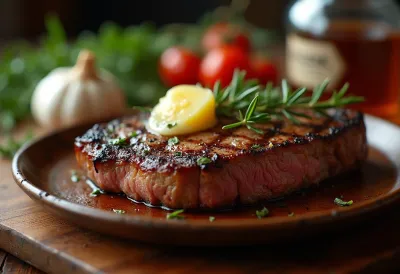 Мой идеальный стейк на сковороде