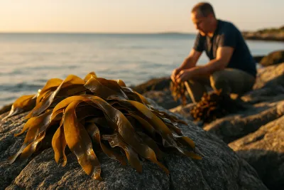 Как я приготовил морскую капусту, гуляя по берегу: пошаговый рецепт с фото и видео
