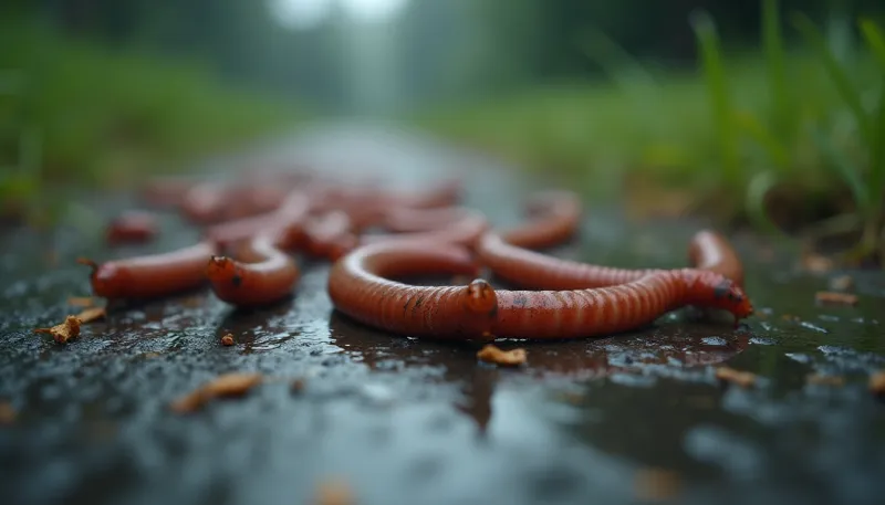 Почему дождевые черви выползают перед дождем: народные приметы и научное объяснение
