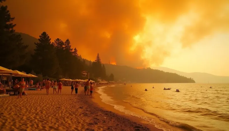 Лесные пожары в Турции