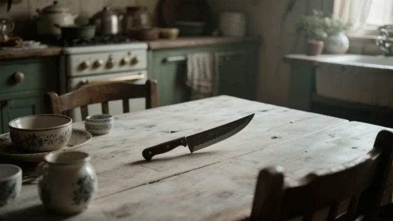 Почему нельзя оставлять нож на столе: приметы и логика