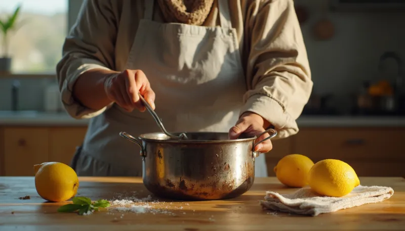 Как отмыть кастрюлю от нагара без усилий и химии