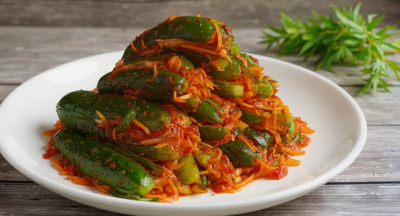 Маринованные огурцы по-корейски