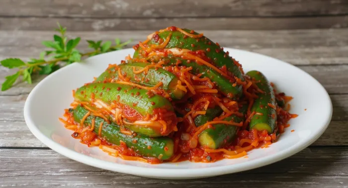 Маринованные огурцы по-корейски