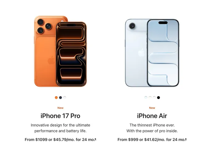 Цены в России на Apple 17