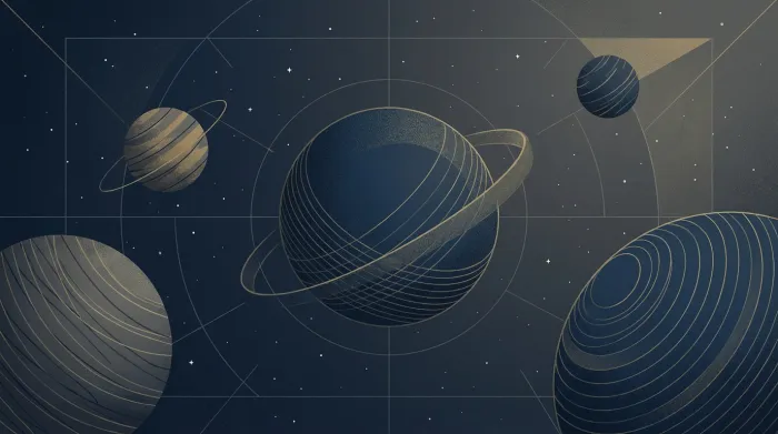 Символическое изображение знаков зодиака в круге на фоне звездного неба для гороскопа на январь 2026