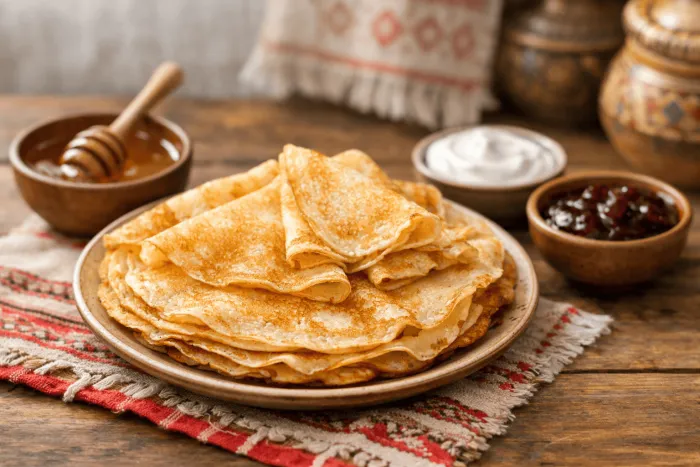 Блины как символ солнца и гостеприимства