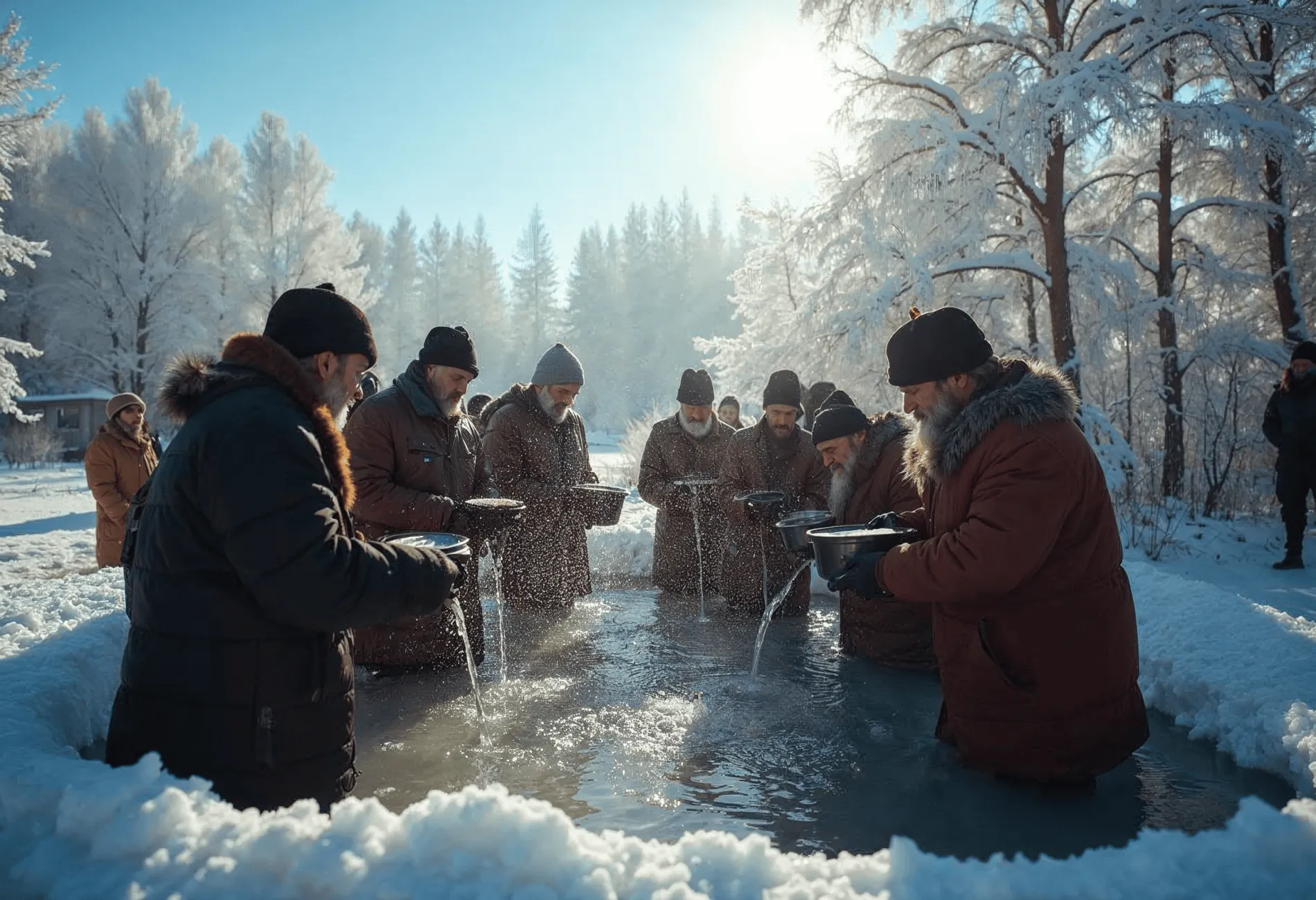 Когда купаться на Крещение и как правильно набирать святую воду